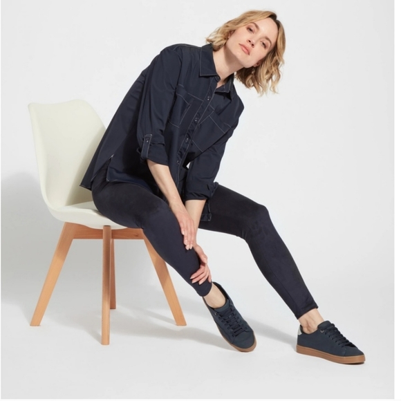 Lysse Hi Waist Lt Wt Vegan Suede Legging